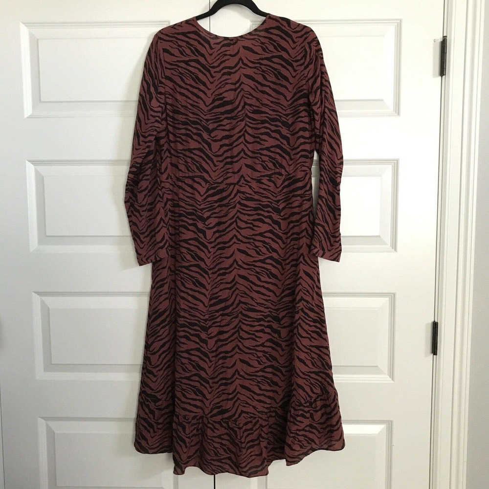 Rails Rust Black Jade Tiger Stripe High/Low Ruffl… - image 3